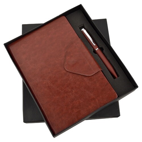 2 in 1 Pen Diary Combo Set  with flap