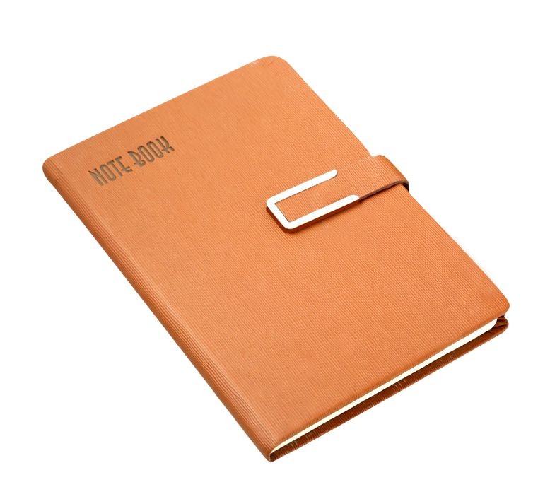 Brown Notebook with Magnetic Lock